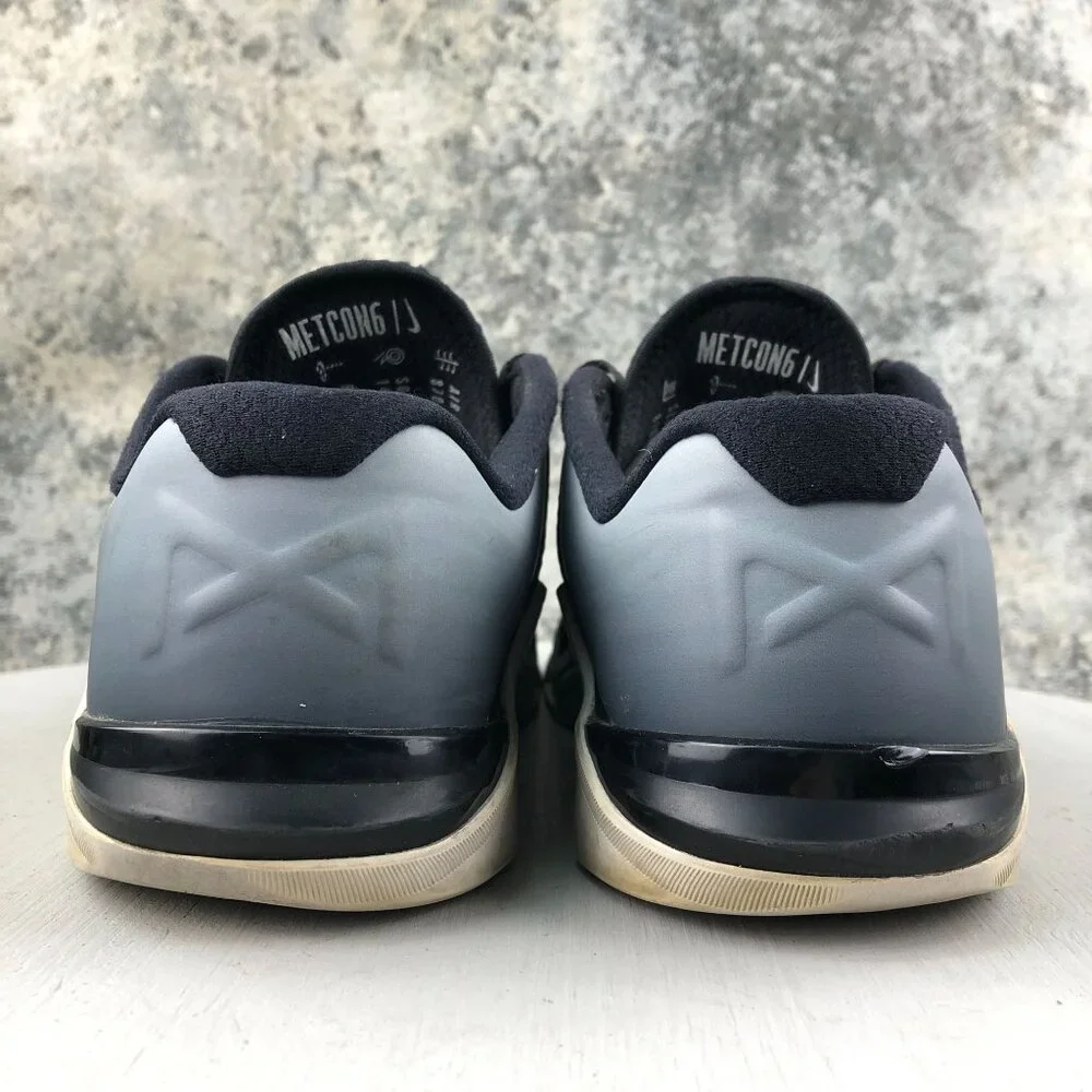 Nike Women's Size 10.5 Metcon 6 Black White Grey Lace-Up Sneakers DJ3073-001 - Picture 7 of 12